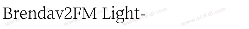 Brendav2FM Light字体转换